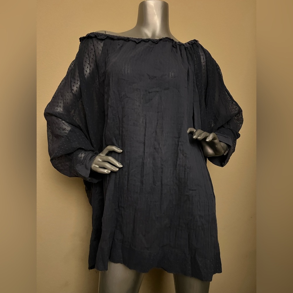 #28-Free People oversized in blue